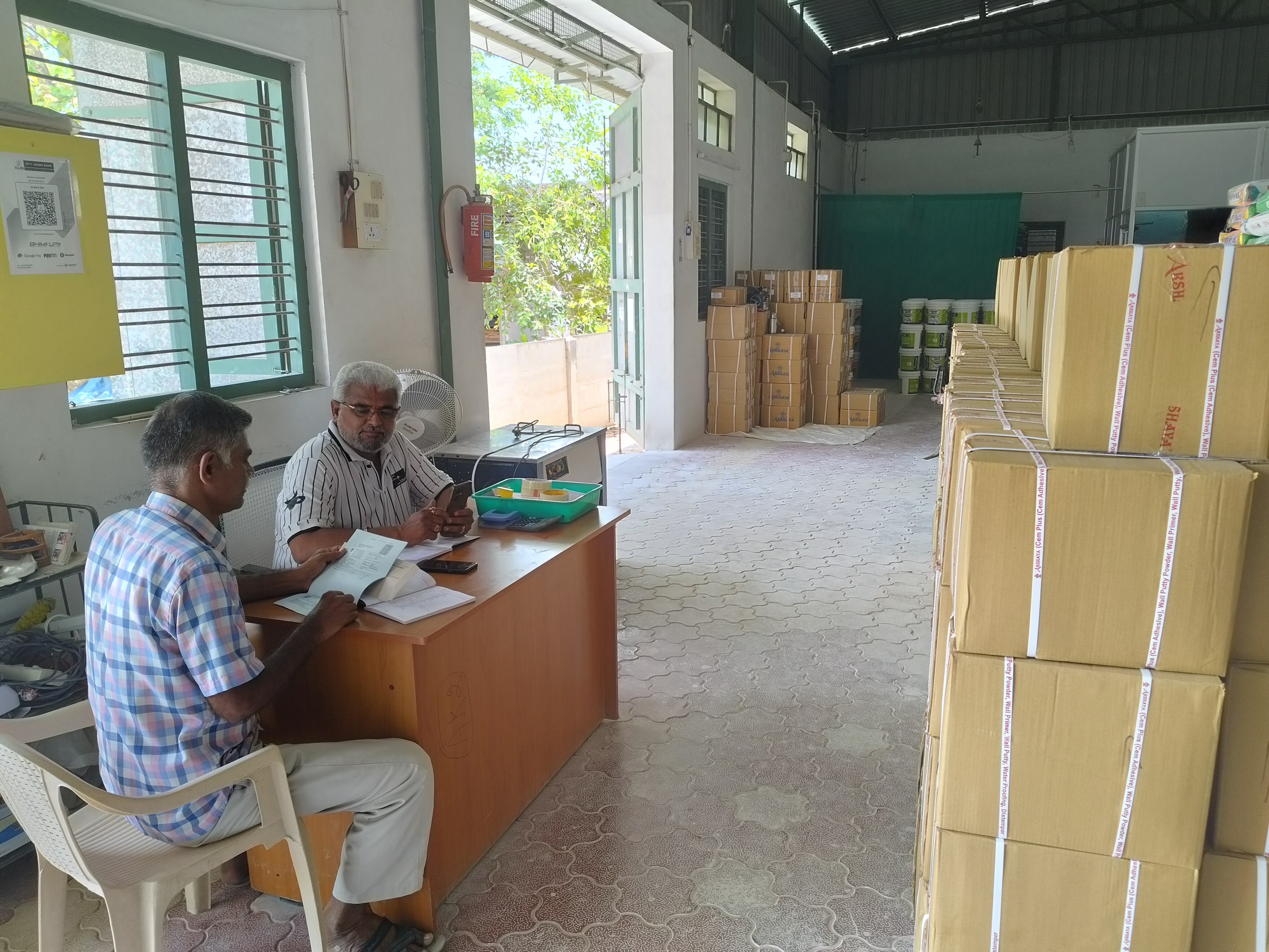 Akshaya Industrie dispatch and stock coordination